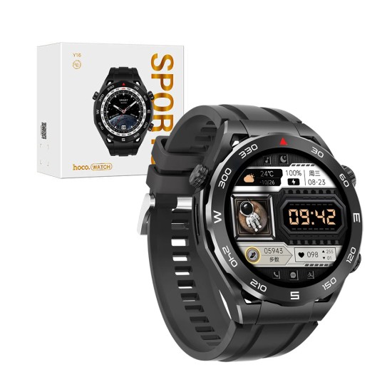 Hoco Smartwatch Y16 Smart 1.39" (Call Version) Black